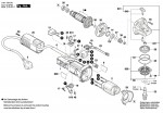 Bosch 3 601 C94 004 Gws 700 Angle Grinder 230 V / Eu Spare Parts